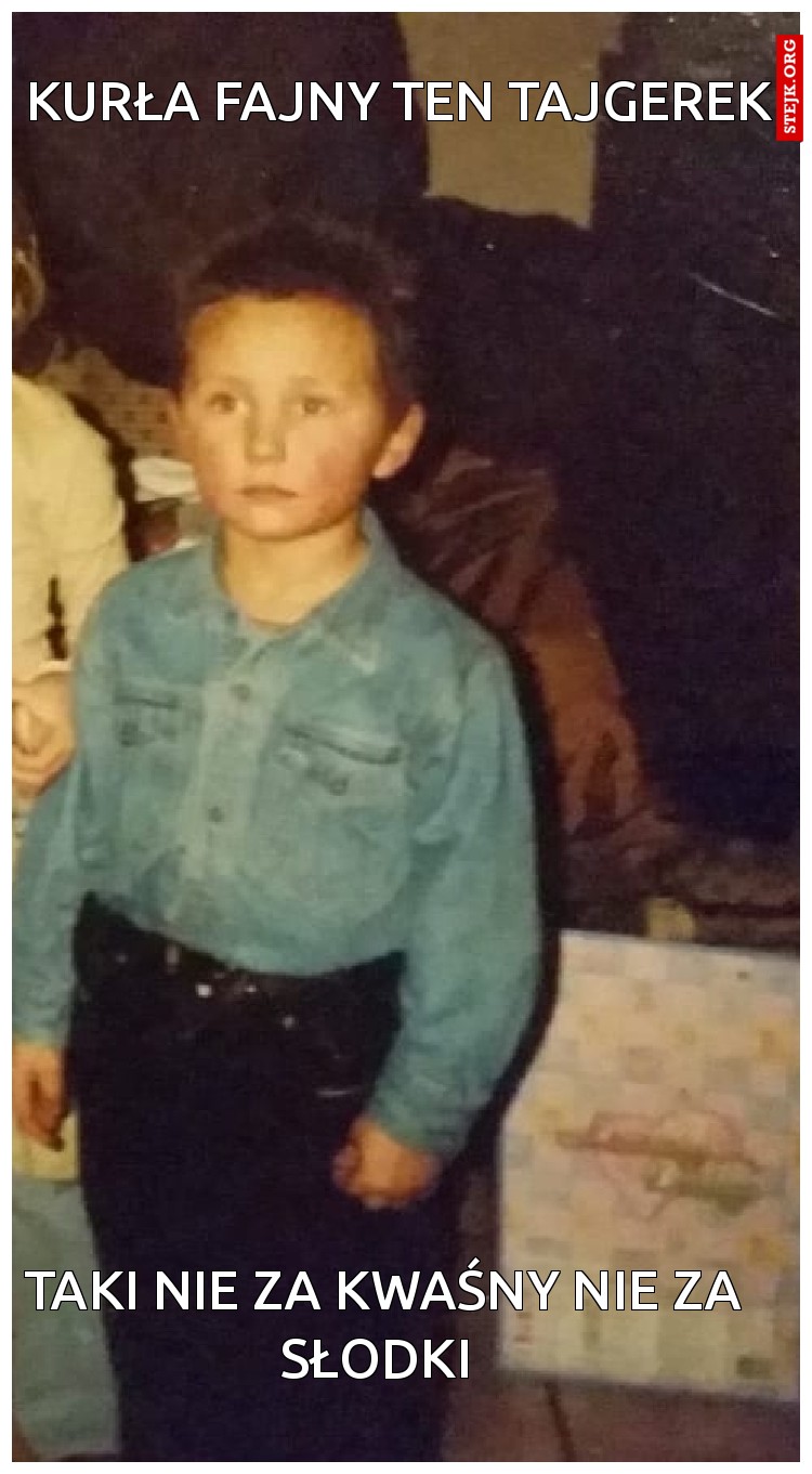 KURŁA FAJNY TEN TAJGEREK