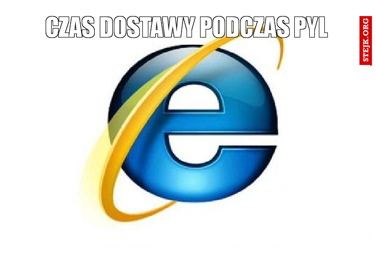 Czas dostawy podczas PYL