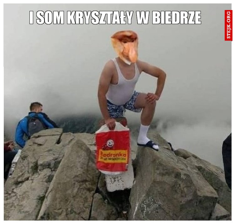 I som kryształy w biedrze 
