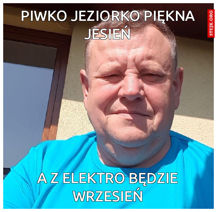 piwko jeziorko piękna jesień