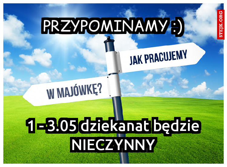 PRZYPOMINAMY :)