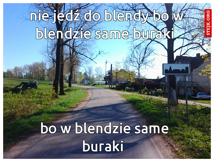 bo w blendzie same buraki 