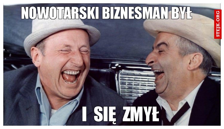 nowotarski biznesman był