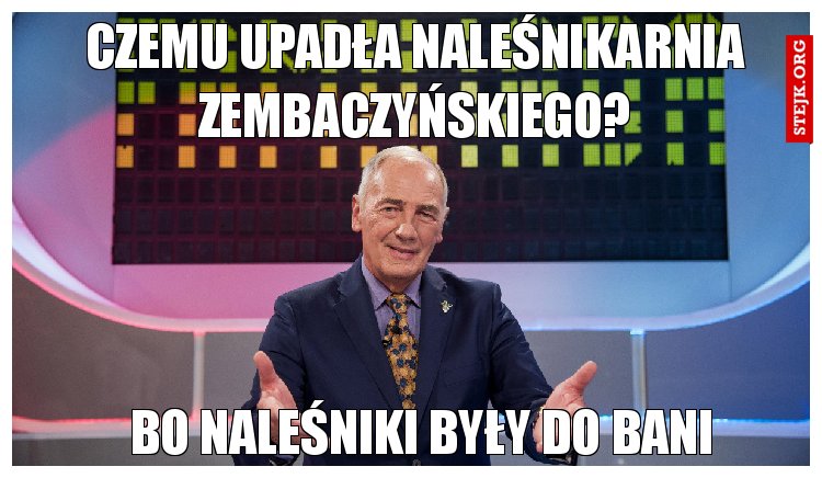 Czemu upadła naleśnikarnia zembaczyńskiego?