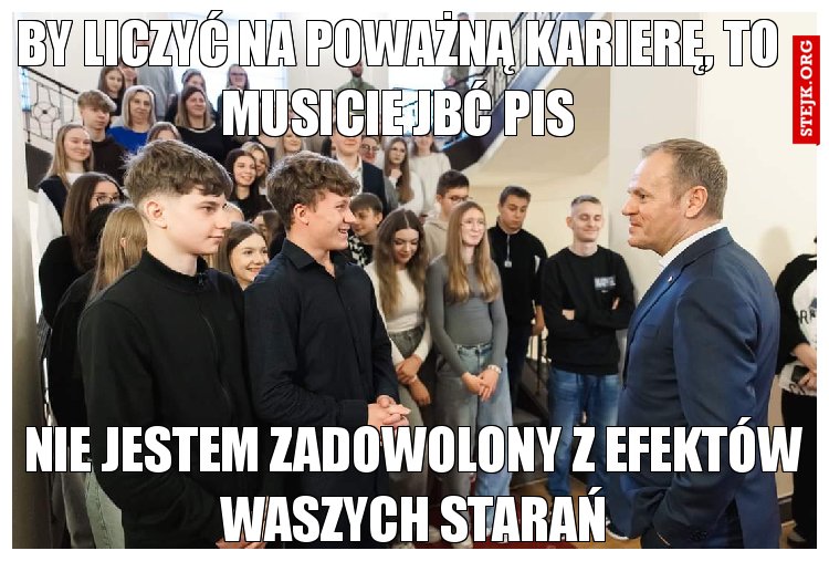 Jak Ci idzie misja pod kryptonimem jbć PiS?