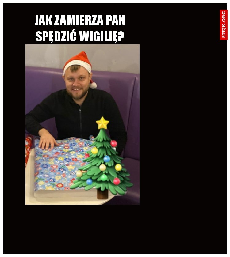 JAK ZAMIERZA PAN SPĘDZIĆ WIGILIĘ?