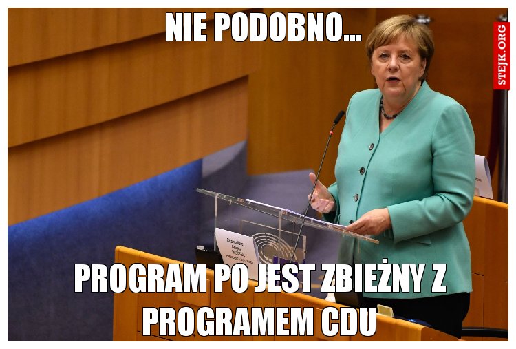 Nie podobno...