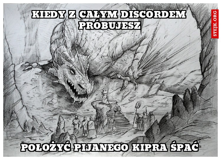 kiedy z całym discordem próbujesz