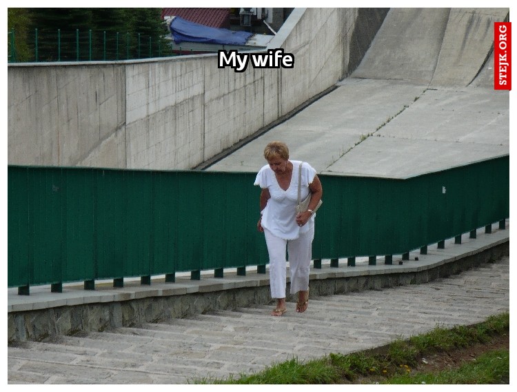 My wife