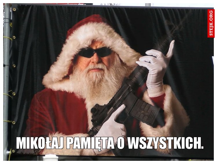 Mikołaj pamięta o wszystkich. 