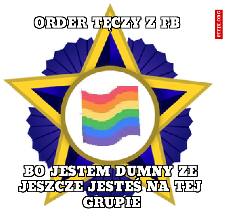 order tęczy z fb