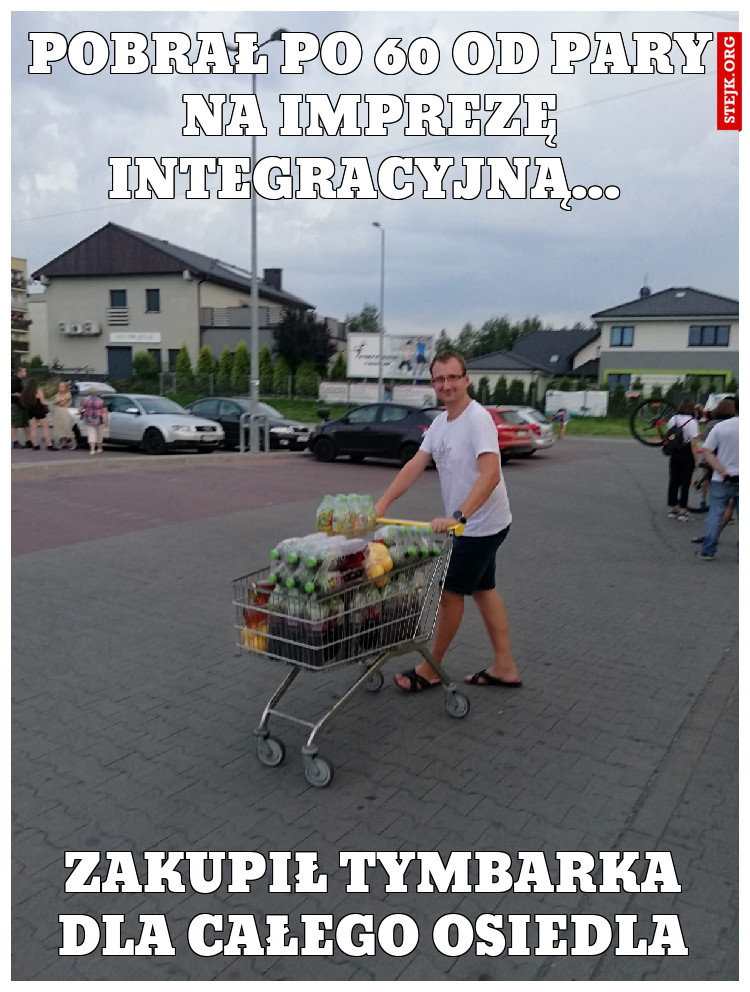 Pobrał po 60 od pary na imprezę integracyjną... 