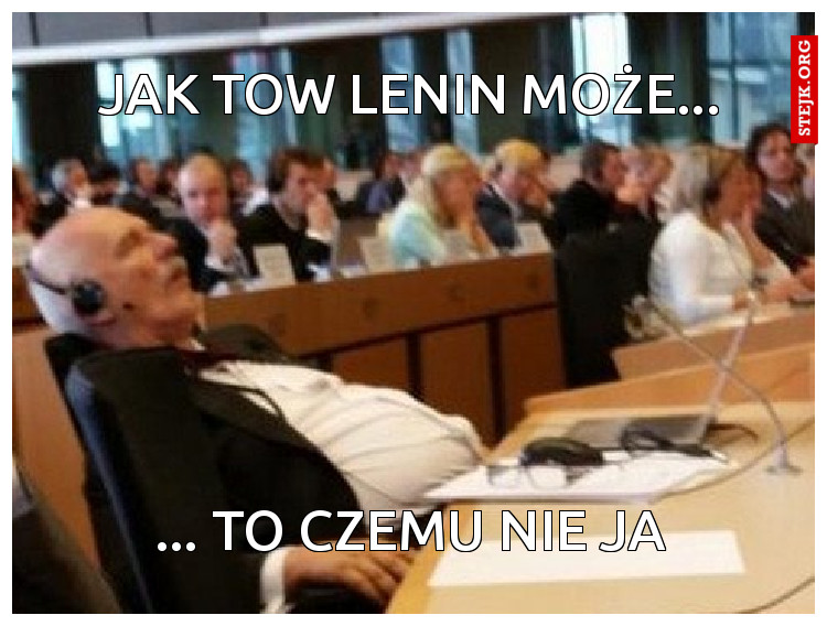 Jak tow Lenin może...