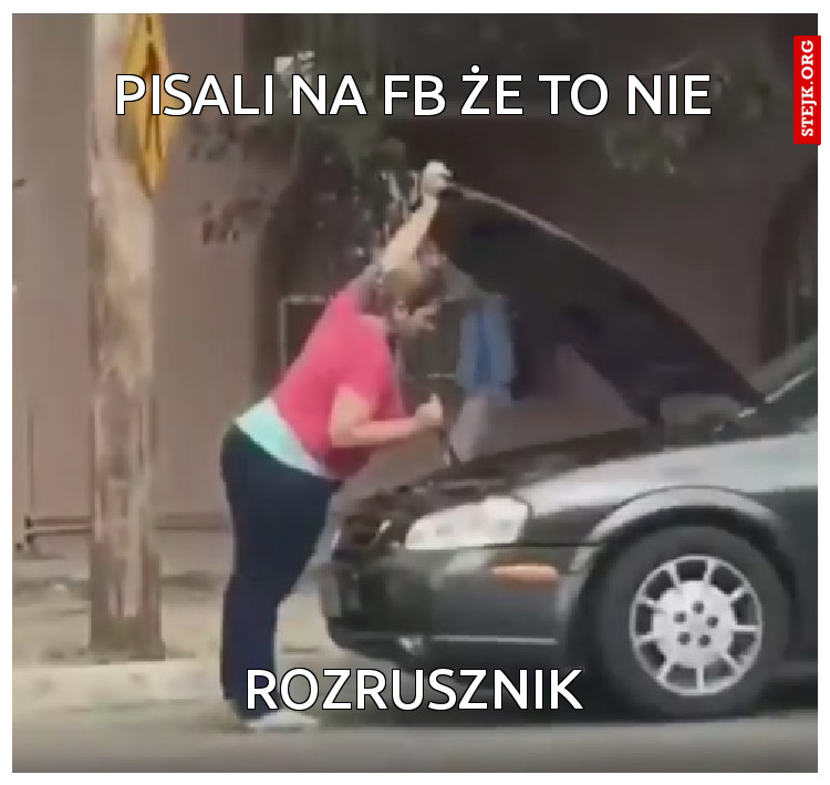 Pisali na FB że to nie