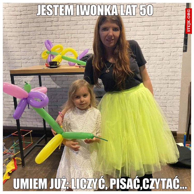 Jestem Iwonka lat 50