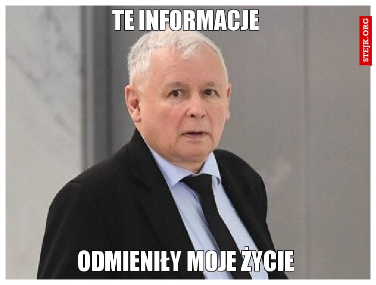 Te informacje