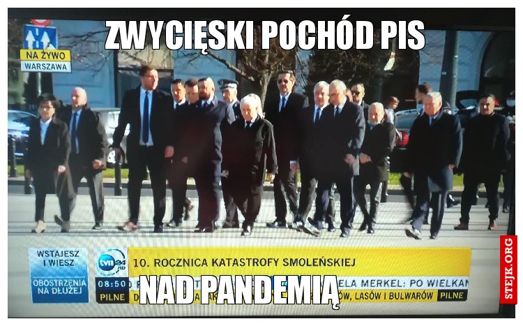 zwycięski pochód PiS