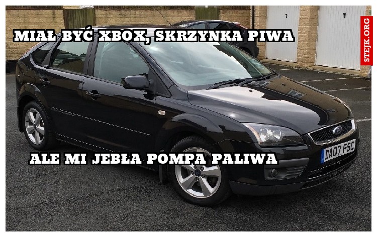 miał być xbox, skrzynka piwa