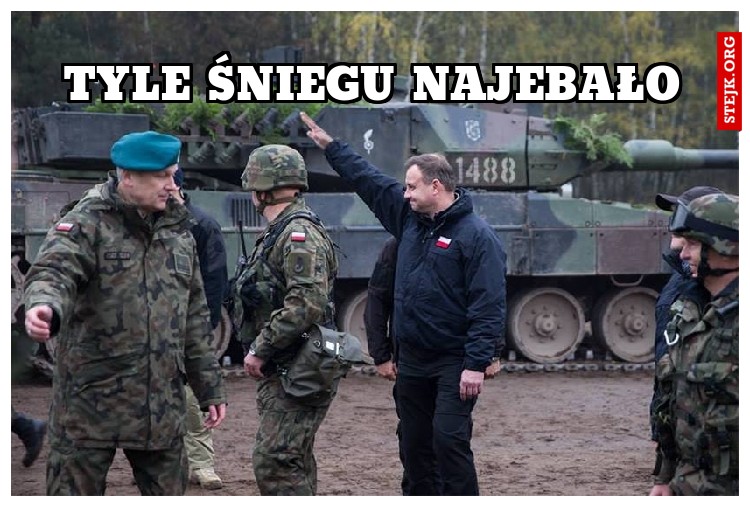 Tyle śniegu najebało