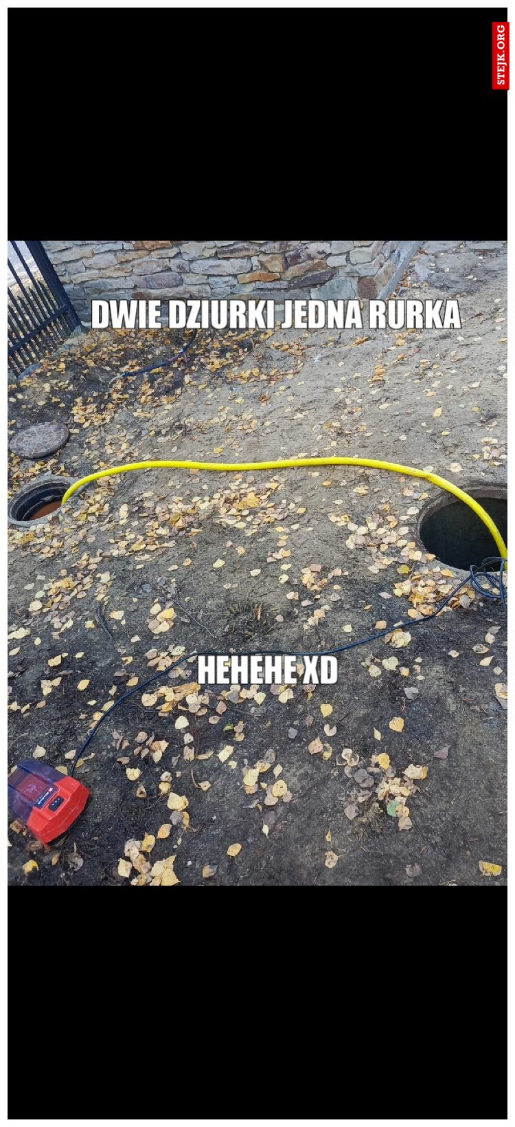 Dwie dziurki jedna rurka