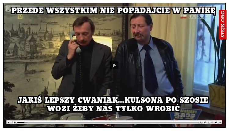 Przede wszystkim nie popadajcie w panikę 