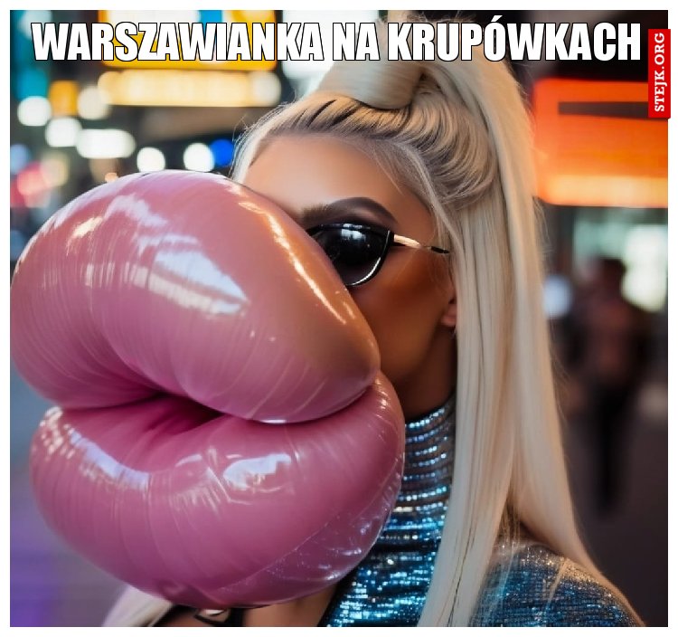 warszawianka na krupówkach