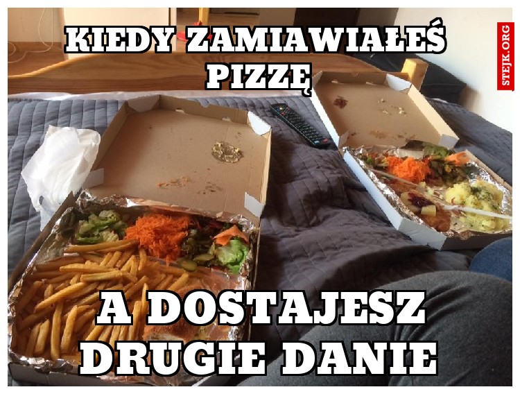 Kiedy zamiawiałeś pizzę