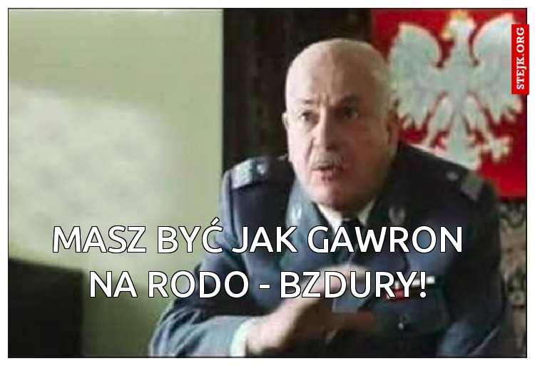 Masz być jak Gawron na RODO - bzdury!
