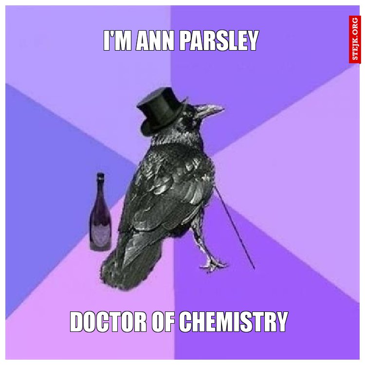 i'm ann parsley