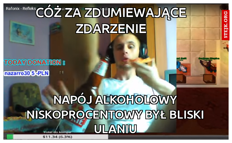 Cóż za zdumiewające zdarzenie