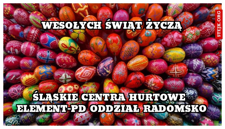 wESOŁYCH śWIĄT ŻYCZĄ