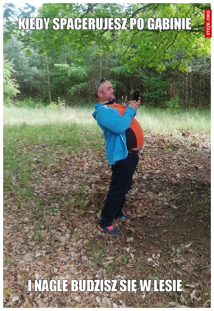 Kiedy spacerujesz po Gąbinie 