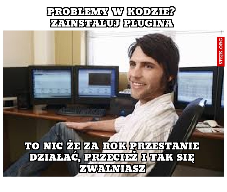 Problemy w kodzie? Zainstaluj plugina
