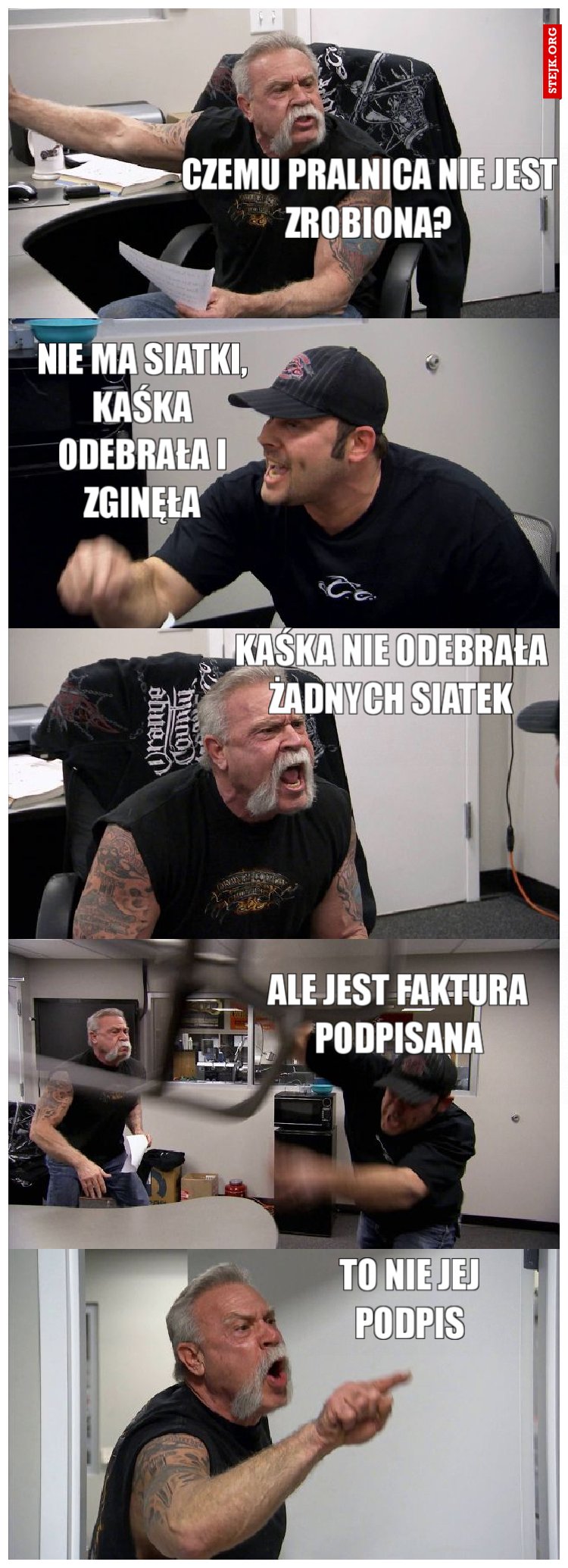 Czemu pralnica nie jest zrobiona?