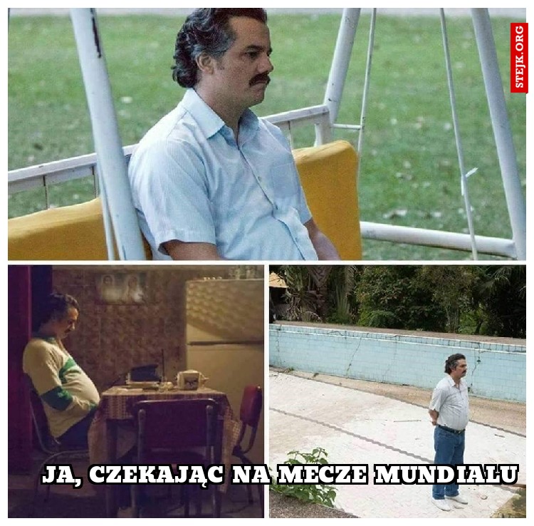 Ja, czekając na mecze mundialu