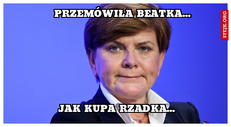 Przemówiła Beatka...