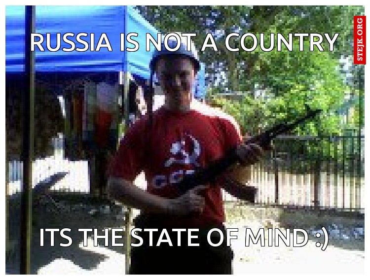 Russia is not a country