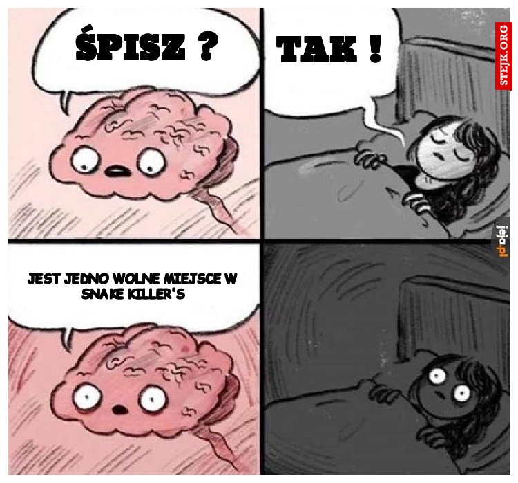 ŚPISZ ?