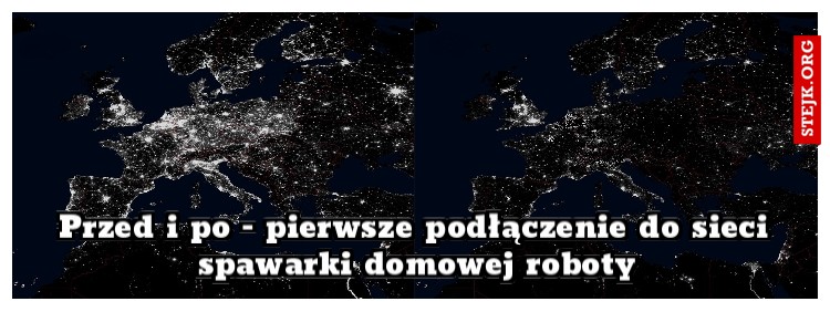Przed i po - pierwsze podłączenie do sieci spawarki domowej roboty
