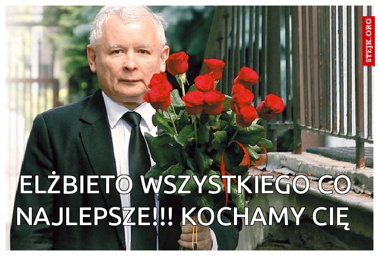 Elżbieto wszystkiego co najlepsze!!! Kochamy Cię 
