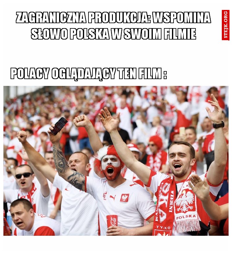 Zagraniczna produkcja: wspomina słowo polska w swoim filmie