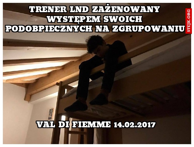 Trener LND zażenowany występem swoich podobpiecznych na zgrupowaniu