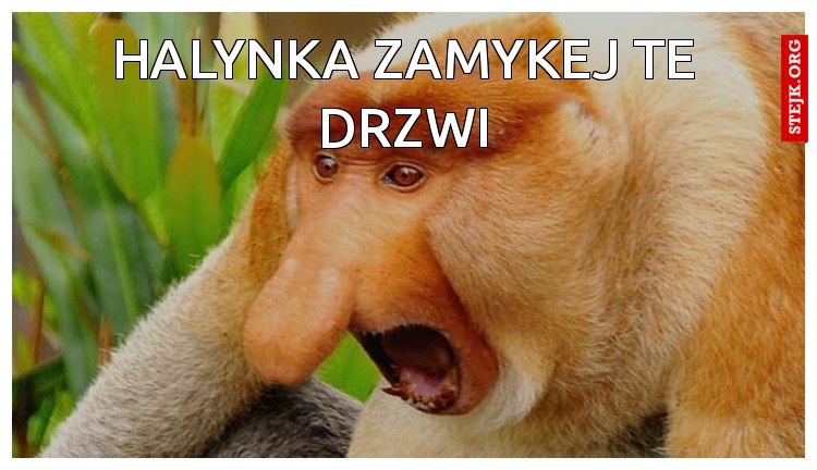 halynka zamykej te drzwi