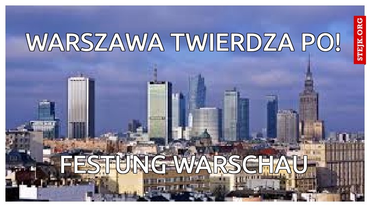 warszawa twierdza po!