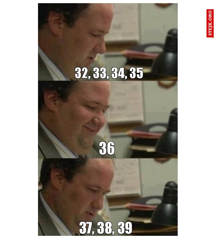 32, 33, 34, 35