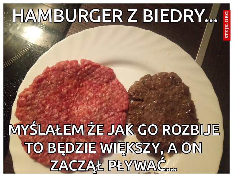Hamburger z biedry