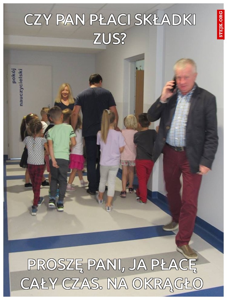 CZY PAN PŁACI SKŁADKI ZUS?