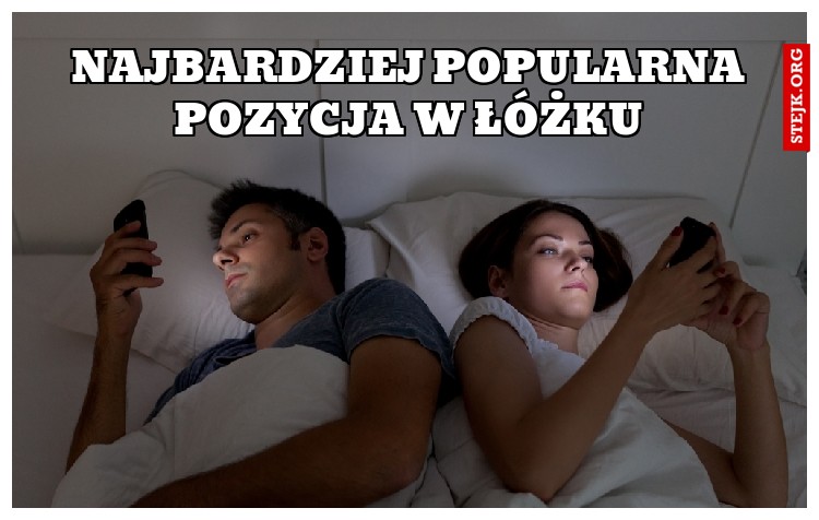 Najbardziej popularna pozycja w łóżku