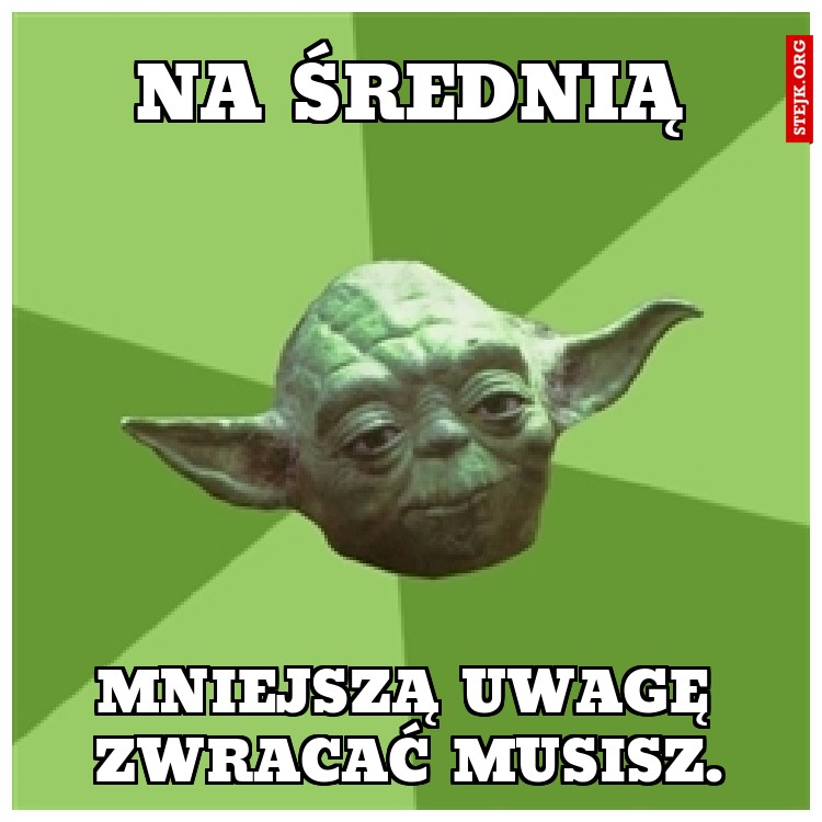 Na średnią