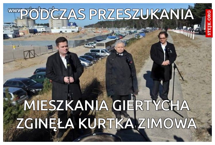 podczas przeszukania